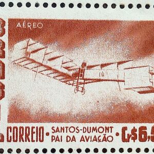 A 83 Selo Aereo Santos Dumont Aviao Aviacao 14 Bis 1956