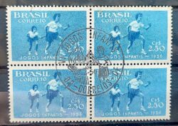 C 376 Selo Jogos Infantis Crianca 1956 CBC DF