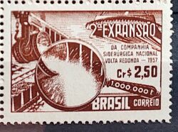 C 385 Selo Companhia Siderurgica Nacional Volta Redonda Industria Economia 1957