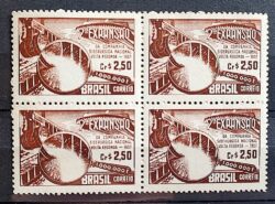 C 385 Selo Companhia Siderurgica Nacional Volta Redonda Industria Economia 1957 Quadra