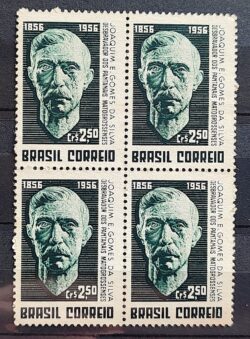 C 386 Selo Joaquim Eugenio Gomes da Silva Pantanal Mato Grosso Personalidade 1957 Quadra