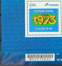 SI 10 Selo Institucional Cultura Hip Hop Arte Musica Pintura 2023 Codigo de Barras