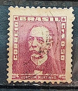 Selo Regular Cod RHM 495a Bisneta Joaquim Murtinho Saude 1954 Circulado 10