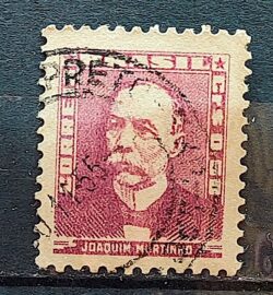 Selo Regular Cod RHM 495a Bisneta Joaquim Murtinho Saude 1954 Circulado 2