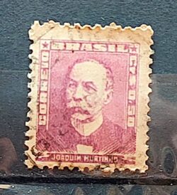 Selo Regular Cod RHM 495a Bisneta Joaquim Murtinho Saude 1954 Circulado 5