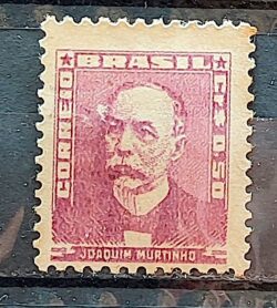 Selo Regular Cod RHM 495a Bisneta Joaquim Murtinho Saude 1954 Circulado 8