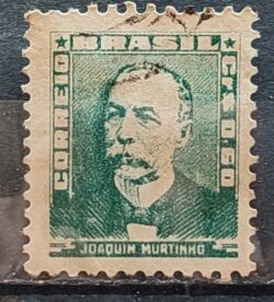 Selo Regular Cod RHM 496 Bisneta Joaquim Murtinho Saude 1954 Circulado 2