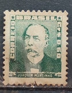 Selo Regular Cod RHM 496 Bisneta Joaquim Murtinho Saude 1954 Circulado 3