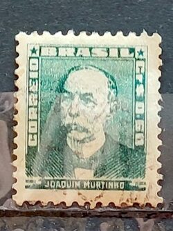 Selo Regular Cod RHM 496 Bisneta Joaquim Murtinho Saude 1954 Circulado 6