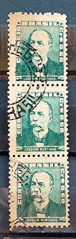 Selo Regular Cod RHM 496 Bisneta Joaquim Murtinho Saude 1954 Terno Circulado 1