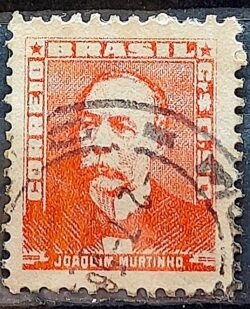 Selo Regular Cod RHM 497 Bisneta Joaquim Murtinho Saude 1955 Circulado 3