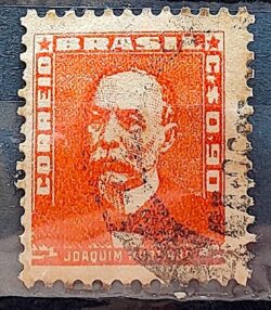 Selo Regular Cod RHM 497 Bisneta Joaquim Murtinho Saude 1955 Circulado 4