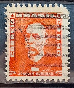 Selo Regular Cod RHM 497 Bisneta Joaquim Murtinho Saude 1955 Circulado 5