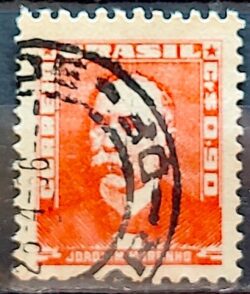 Selo Regular Cod RHM 497 Bisneta Joaquim Murtinho Saude 1955 Circulado 7