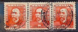 Selo Regular Cod RHM 497 Bisneta Joaquim Murtinho Saude 1955 Terno Circulado 3