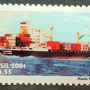 C 2437 Selo Marinha Mercante Navio Flamengo 2001