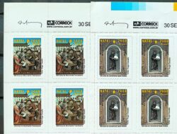 C 2768 Selo de Natal Religiao Franciscano 2008 Quadra Serie Completa Vinheta Correios