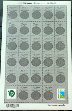 C 3220 Selo Exposicao Filatelica Luso Brasileira Portugal Lubrapex Olho de Boi 2012 Folha