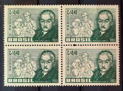 C 370 Selo Monteiro Lobato Escritor Literatura Personalidade 1955 Quadra 2