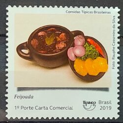 C 3860 Selo Comidas Tipicas Brasileiras Gastronomia Culinaria 2019 Feijoada Feijao