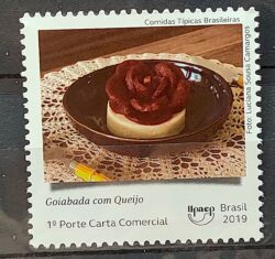C 3862 Selo Comidas Tipicas Brasileiras Gastronomia Culinaria 2019 Goiabada Com Queijo