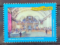 C 4133 Selo 200 Anos Assembleia Constituinte Direito 2023