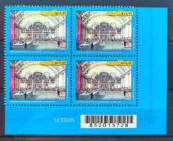 C 4133 Selo 200 Anos Assembleia Constituinte Direito 2023 Quadra Codigo de Barras