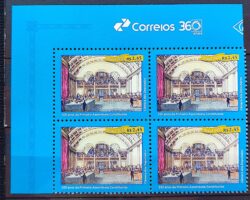 C 4133 Selo 200 Anos Assembleia Constituinte Direito 2023 Quadra Vinheta Correios