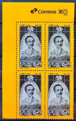 C 4134 Selo Homenagem a Juliano Moreira Medicina Saude 2023 Quadra Vinheta Correios