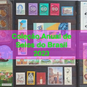 Colecao Anual de Selos do Brasil 2023