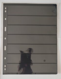 Folha Classificador de Selos de 7 Tiras Tamanho A4