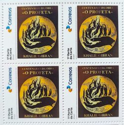 SI 11 Selo Institucional Khalil Gibran O Profeta Literatura Libano 2023 Quadra