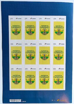 SI 14 Selo Institucional Tratado de Petropolis Bolivia Acre Brasao Bandeira 2023 Folha