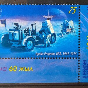 Selo Quirguistao 2017 Programa Apolo Espaco Ciencia Lua