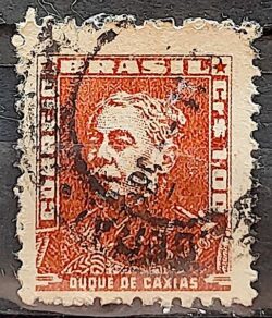Selo Regular Cod RHM 498 Bisneta Duque de Caxias Militar 1955 Circulado 1