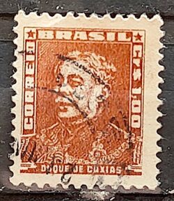 Selo Regular Cod RHM 498 Bisneta Duque de Caxias Militar 1955 Circulado 2