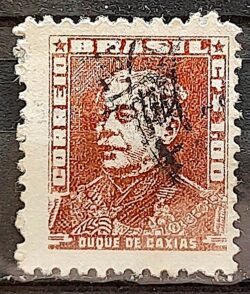 Selo Regular Cod RHM 498 Bisneta Duque de Caxias Militar 1955 Circulado 4