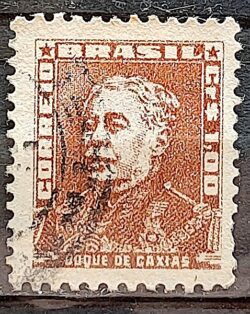 Selo Regular Cod RHM 498 Bisneta Duque de Caxias Militar 1955 Circulado 6