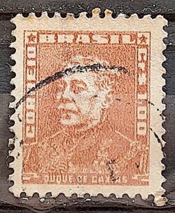 Selo Regular Cod RHM 498C Bisneta Duque de Caxias Militar 1955 Circulado 10