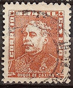 Selo Regular Cod RHM 498C Bisneta Duque de Caxias Militar 1955 Circulado 8