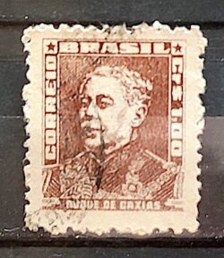 Selo Regular Cod RHM 498a Bisneta Duque de Caxias Militar 1955 Circulado 8