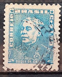 Selo Regular Cod RHM 499 Bisneta Duque de Caxias Militar 1954 Circulado 16