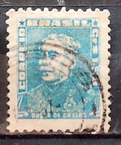 Selo Regular Cod RHM 499 Bisneta Duque de Caxias Militar 1954 Circulado 17