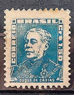 Selo Regular Cod RHM 499 Bisneta Duque de Caxias Militar 1954 Circulado 3