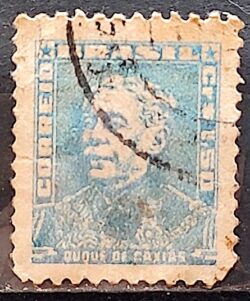 Selo Regular Cod RHM 499 Bisneta Duque de Caxias Militar 1954 Circulado 4