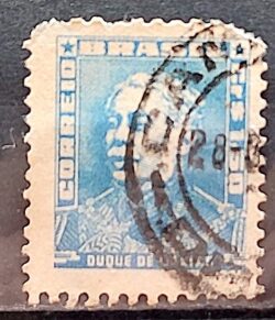 Selo Regular Cod RHM 499 Bisneta Duque de Caxias Militar 1954 Circulado 6