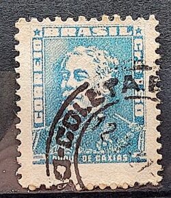 Selo Regular Cod RHM 499 Bisneta Duque de Caxias Militar 1954 Circulado 7