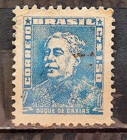 Selo Regular Cod RHM 499a Bisneta Duque de Caxias Militar 1955 Circulado 14