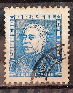Selo Regular Cod RHM 499a Bisneta Duque de Caxias Militar 1955 Circulado 16