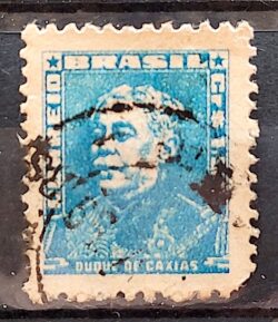 Selo Regular Cod RHM 499a Bisneta Duque de Caxias Militar 1955 Circulado 17